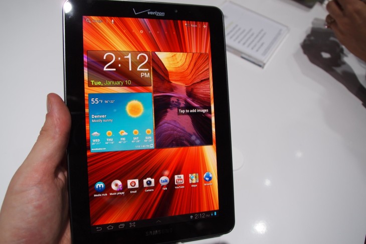 Samsung Galaxy Tab 7.7 mis à jour vers Android 4.1.2 Jelly Bean