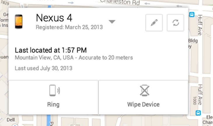 L’Android Device Manager vous permet de localiser votre Smartphone perdu ou volé