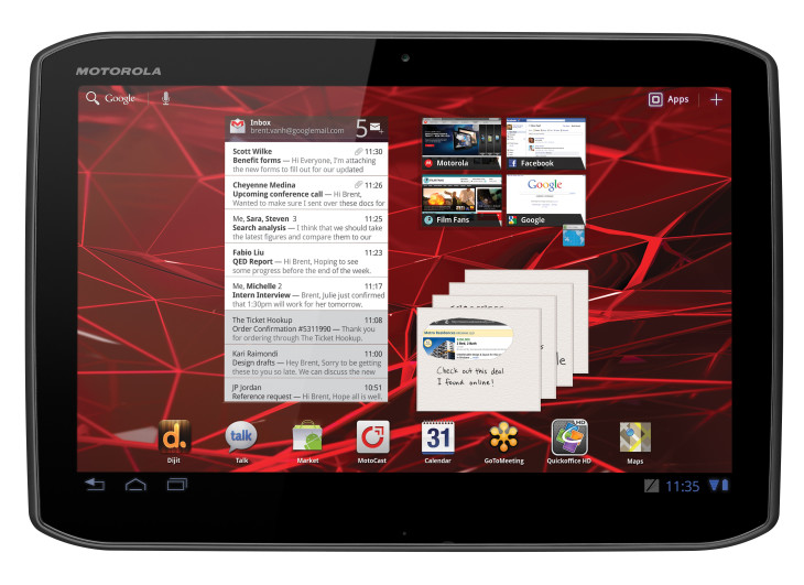 La tablette de Motorola pourrait s’inspirer des fonctionnalités et du design du Moto X
