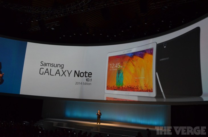 Samsung dévoile la Galaxy Note 10.1 Edition 2014