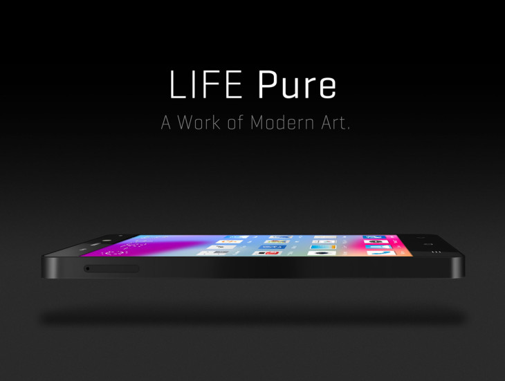 Présentation du BLU Life Pure avec un écran de 5 pouces, une résolution de 1080P et un APN de 13 mégapixels