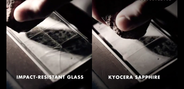 Une fuite de Kyocera montre un Smartphone avec un affichage en saphir