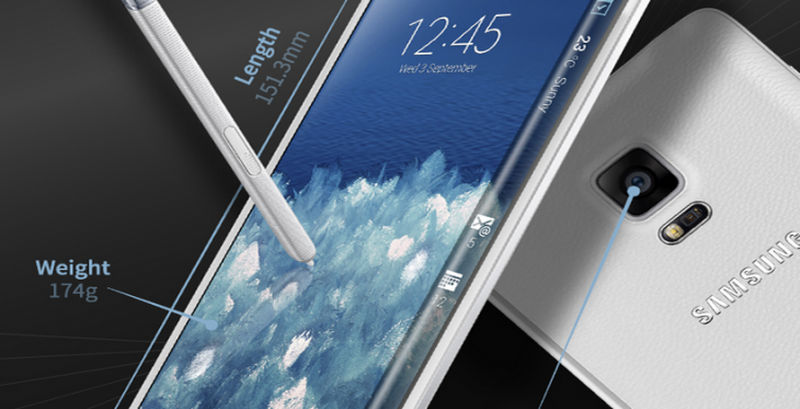 Le Samsung Galaxy Note Edge, un Smartphone qui sort totalement des sentiers battus