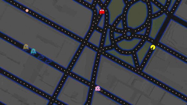 Poisson d’avril de Google, une invasion de Pacman dans Google Maps