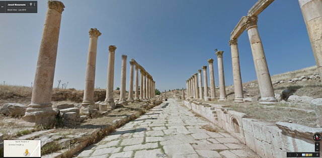 Google Street vous permet désormais d’explorer 30 sites historiques en Jordanie