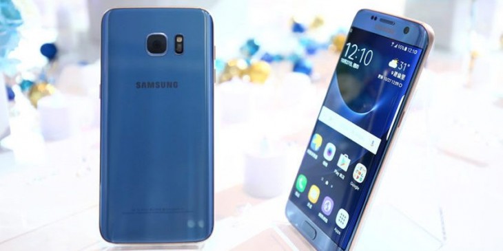 Le Galaxy S7 Edge bénéficie de la couleur de corail bleu du Note 7